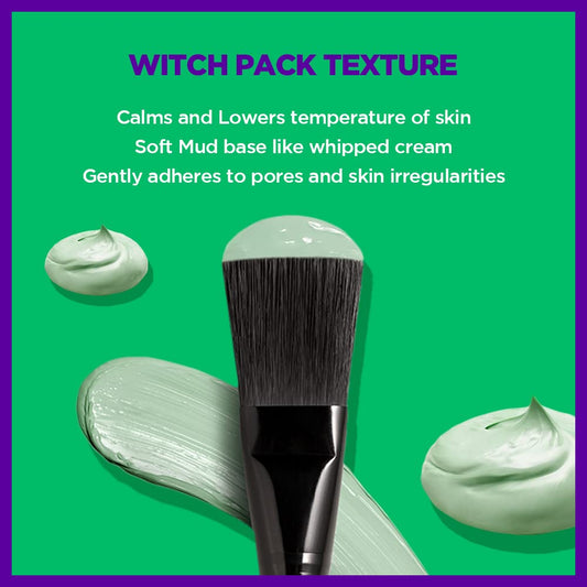 Skin1004 Witch Pack (1Box - 8Ea) | Creamy Mud Pack With Green Tea, Water Calming Purifying Pore Care