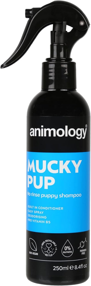 Animology Mucky Pup No-Rinse Shampoo Puppy Spray 250Ml