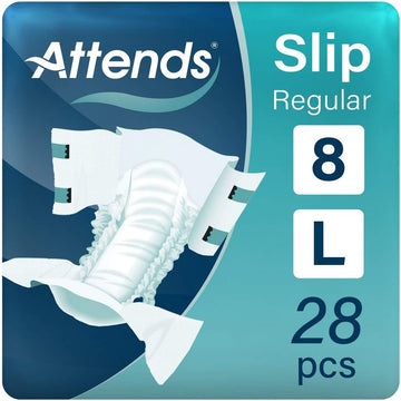 Attends Regular 8 Briefs Size L Pack Of 28