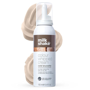 milk_shake Color Whipped Cream Leave In Coloring Conditioner - Provides Temporary Hair Color Tone, Cold Brunette