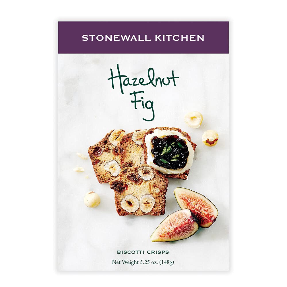 Stonewall Kitchen Hazelnut Fig Biscotti Crisps, 5.25 oz