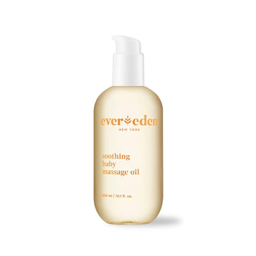 Evereden Soothing Baby Massage Oil 10.1 fl oz. | Clean Baby Care | Non-toxic and Fragrance Free | Clean Ingredients