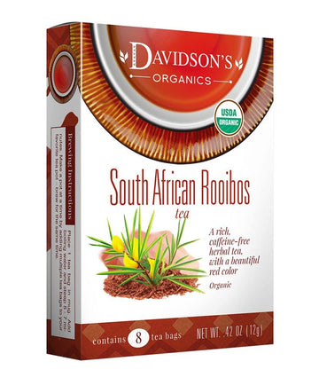 Davidson'S Organics, South African Rooibos, 8-Count Tea Bags, Pack Of 12