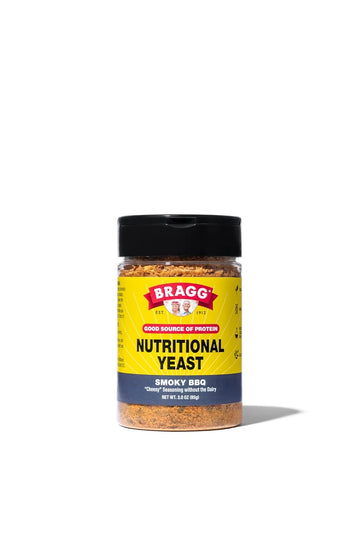 Bragg Premium Nutritional Yeast Seasoning - Vegan, Gluten Free – Good Source Of Protein & Vitamins – Nutritious Savory Parmesan Cheese Substitute (Smoky Bbq, 3.0 Ounce (Pack Of 1))