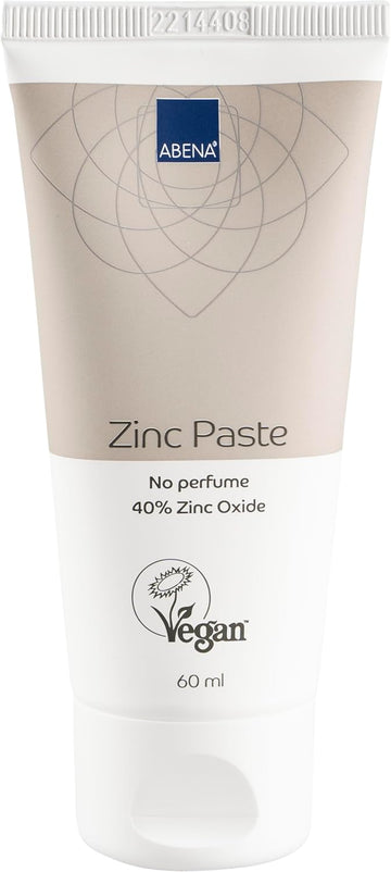 ABENA Antiseptic Zinc Paste | 60ml | Antiseptic Cream | Nourishing and Soothing Wound Healing Cream | No Fragrance Wound Healing Ointment | Protective Barrier Antiseptic Cream