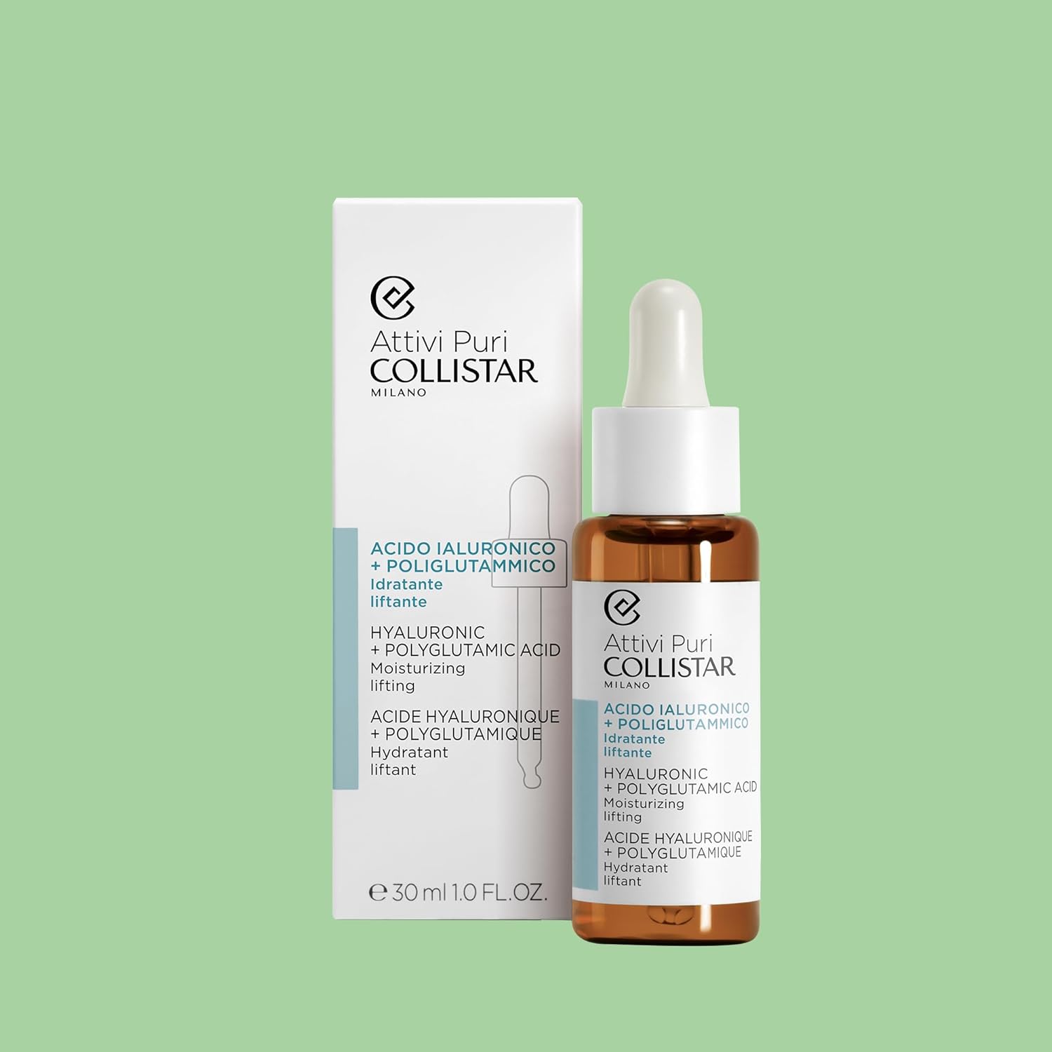 Collistar Acido Ialuronico + Poliglutammico, Trattamento In Gocce Idratante Liftante 30 Ml 1.0 Fl Oz, Made In Italy [Italian Import] : Beauty & Personal Care