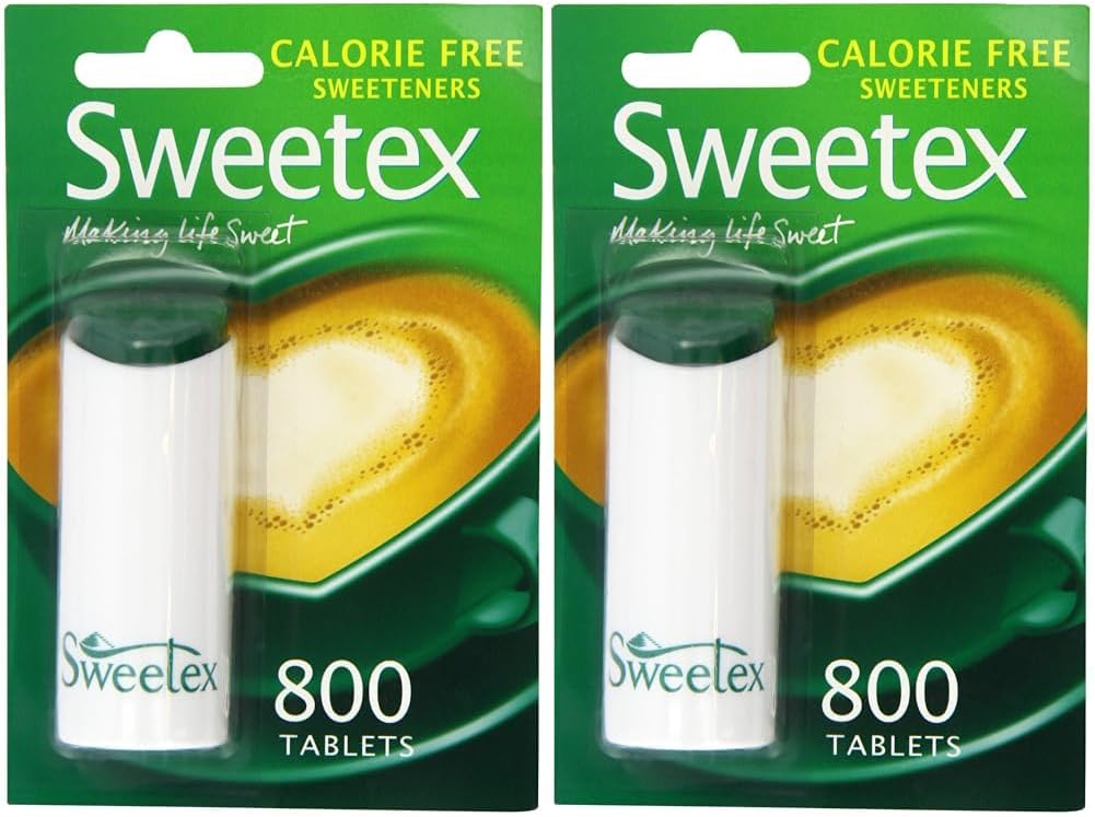Sweetex, Sweetener Tablets, 800 Tablets, Zero Sugar Sweetener, Zero Calorie, Slimming, Sugar Free, Controls Weight, Diabetic Friendly, Sugar Substitutes, Baking Supplies