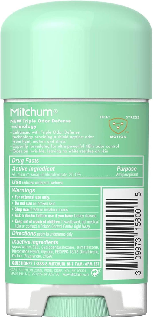 Mitchum Lady Gel Antiperspirant Deodorant, Powder Fresh, 2.25 Oz