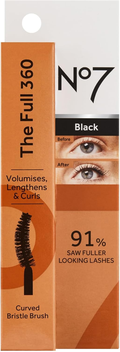 Boots No7 The Full 360 - Black - (updated packaging), 7ml, pack of 1