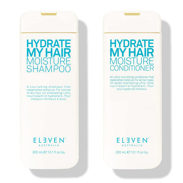 Eleven Australia Hydrate My Hair Moisture Shampoo & Conditioner 10.1 Fl Oz Each