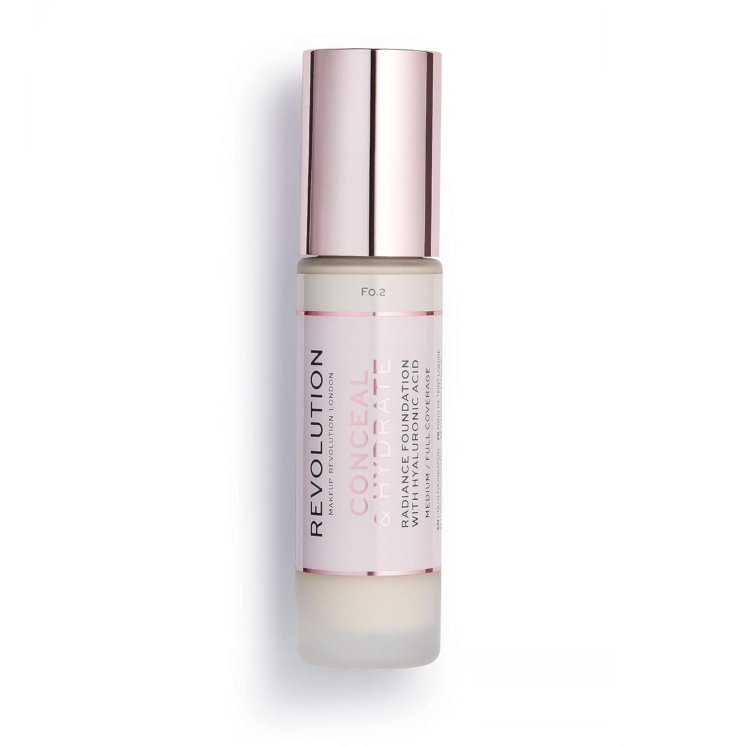 Makeup Revolution, Conceal & Hydrate, Foundation, F0.2, 23Ml