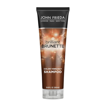 John Frieda Brilliant Brunette Multi-Tone Revealing Shampoo, Color Protecting Shampoo, Helps Unlock Vibrant Color, 8.45 Ounce