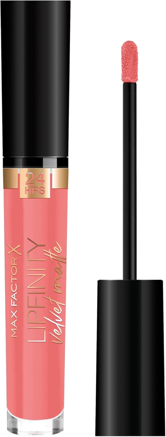 Max Factor Lipfinity Velvet Matte Lipstick, Nude Silk - 3.5 Ml
