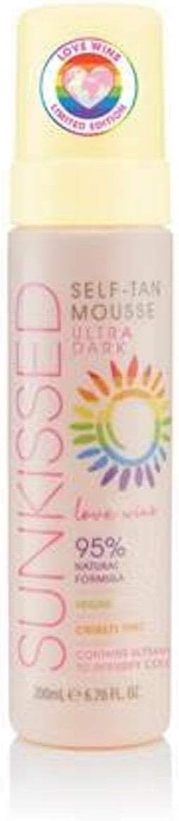 Sunkissed Love Wins 95 Percent Natural Self Tan Mousse 200Ml - Ultra Dark