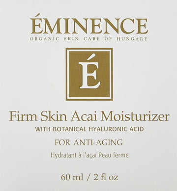 Eminence Organic Skincare Firm Skin Acai Moisturizer With Hyaluronic Acid, 2 Fluid Ounce (2254/Em)