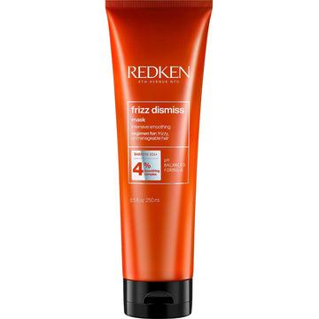 Redken Frizz Dismiss Mask Intense Smoothing Treatment | For Unruly Hair | Ultra Hydrating Smoothing Hair Mask | Sulfate Free