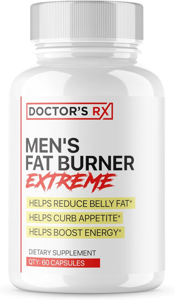 Doctor'S Rx | #1 Rated Extreme Belly Fat Burner For Men | Appetite Suppressant Weight Loss Pills, Metabolism Booster, Carb Blocker | Extra Strength Diet Pills That Work Fast - 60 Servings
