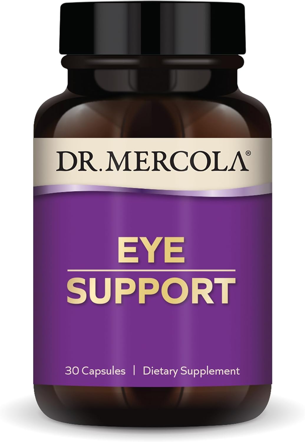 Dr. Mercola Eye Support, 30 Servings (30 Capsules), Dietary Supplement, Supports Eye And Vision Health, Non-Gmo