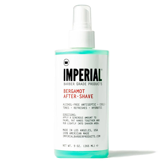 Imperial Barber Grade Products Bergamot After-Shave Alcohol Free, 9 Oz : Beauty & Personal Care