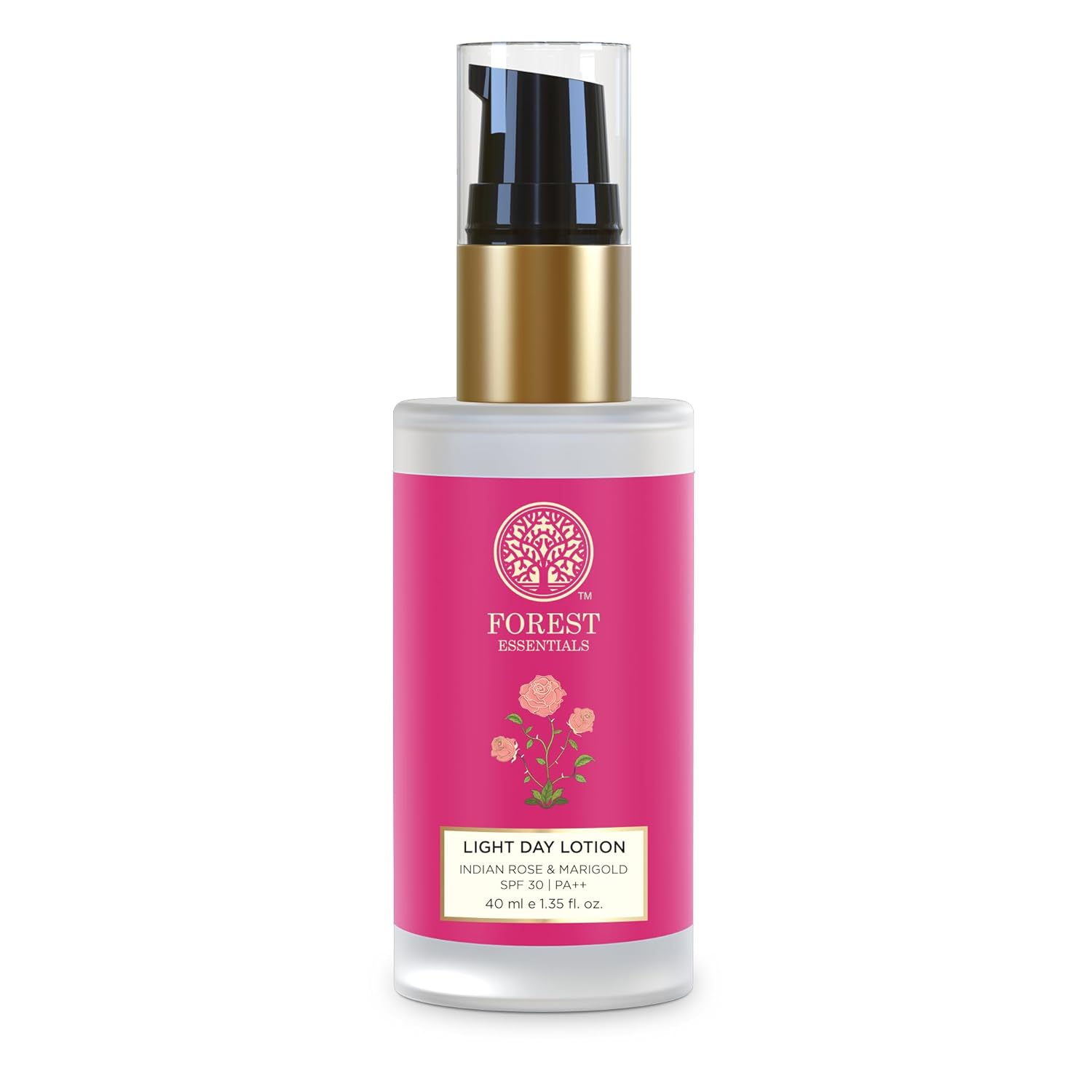 Forest Essentials Light Day Lotion - Indian Rose & Marigold 40Ml
