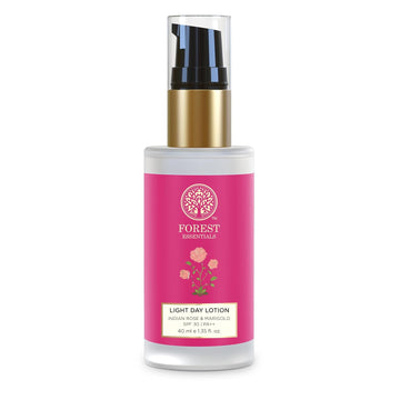 Forest Essentials Light Day Lotion - Indian Rose & Marigold 40Ml