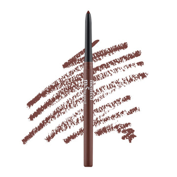 Mented Cosmetics Lip Liner For Women, Dark Brown Lipliner Lip Pencil, Waterproof Lipliner, Vegan + Cruelty Free Makeup, Night