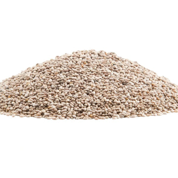 GERBS Raw White Chia Seeds 4 LBS. Premium Grade | Freshly Harvested & Packaged in Resealable Bulk Bag | Non-GMO, Keto & Paleo Cleared |Great with yogurt, smoothies & oatmeal | Gluten Peanut Free