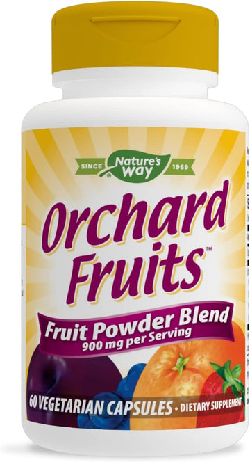 Nature'S Way Orchard Fruits 12 Fruit Blend (900 Mg Per Serving), 60 Vcaps