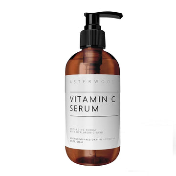 Face Serum Vitamin C With Hyaluronic Acid, Anti Aging, Anti Wrinkle, Vitamin C Serum For Face Dark Spots, Eye Serum, Facial Skin Care Products, Classic Formula Pump Bottle (8 Oz)