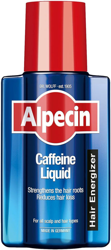 Alpecin Caffeine Liquid Hair Tonic 200Ml | Against Thinning Hair | Natural Hair Growth For Men | Energizer For Strong Hair | Hair Care For Men Made In Germany