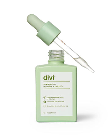 Divi Scalp Serum For Thinning Hair, 30Ml – Clinically Tested, Nourishing Formula With Amino Acids, Caffeine & Rosemary Oil – Promotes Healthy Scalp & Fuller-Looking Hair, Reduces Oil & Product Buildup