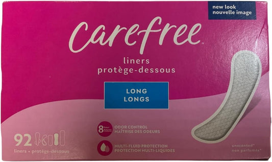 Carefree Long Unscented 92-Count : Health & Household