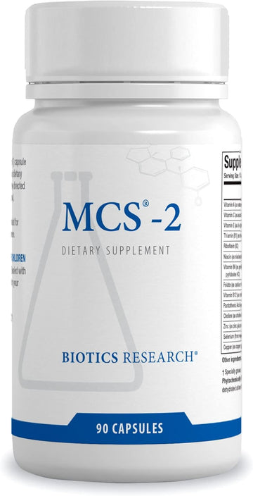 Biotics Research Mcs-2 Metabolic Clearing Support, Liver Health, Potent Antioxidant Formula, Milk Thistle, Red Clover, 90 Capsules