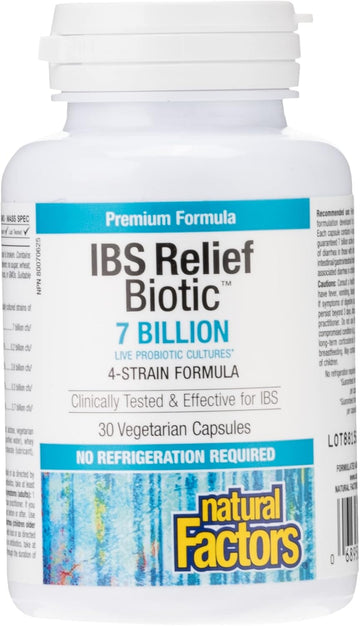 Natural Factors Reliefbiotic, 30 CT