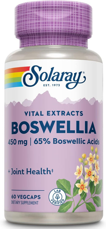 Solaray Guaranteed Potency Boswellia Resin Extract 450 Mg Vcapsules | 60 Count