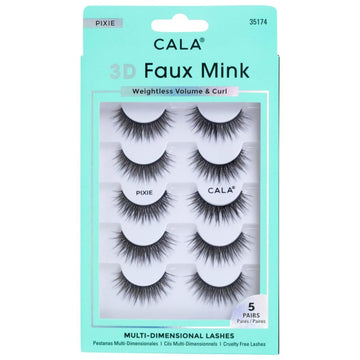 3D Faux Mink Lashes: Pixie (5 Pack)