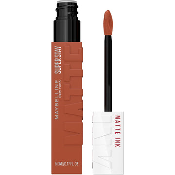 Maybelline Super Stay Matte Ink Liquid Lipstick Makeup, Long Lasting High Impact Color, Up To 16H Wear, Dreamer, Warm Pink Neutral, 1 Count