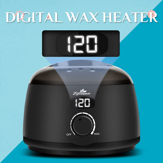 Lifestance Wax Pot Warmer Professional, L2 Premium Digital Wax Melt Warmer Hair Removal 500ml 14oz for Hard Wax Beads Fast Heat