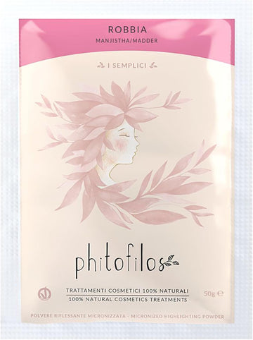 Phitofilos - Pure Madder Powder - For Apricot To Cherry Shades - Accentuates Cool Reds - 100% Natural - Vegan