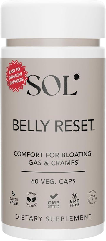 Belly Reset: Supports Natural Production Of Digestive Enzymes And Probiotics, Eliminates Gas And Bloating, Promotes Regular Bowel Function