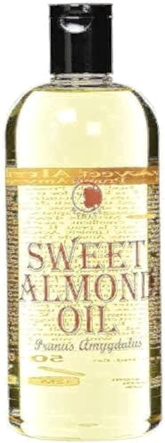 Mystic Moments | Sweet Almond Carrier Oil 500ml - Pure & Natural Oil Perfect For Hair, Face, Nails, Aromatherapy, Massage and Oil Dilution Vegan GMO Free