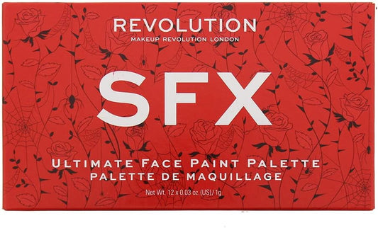 Revolution Sfx Face Paint Palette 12 X 1G