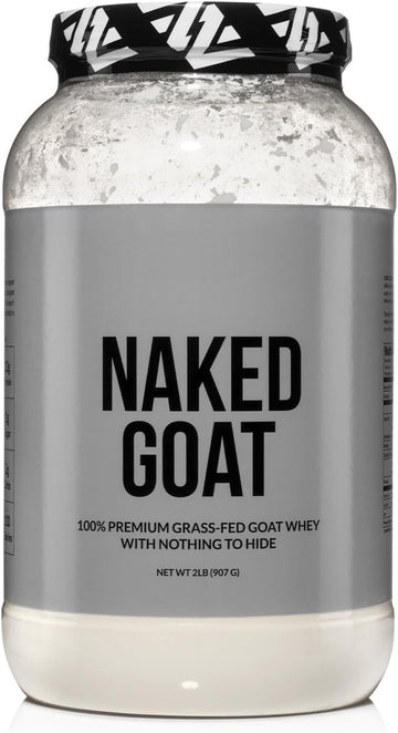 Naked Goat - Pasture Fed Goat Whey Protein Powder From Small-Herd Wisconsin Dairies, 2Lb Bulk, Gmo Free, Soy Free. Easy To Digest - All Natural - 23 Grams Of Protein - 30 Servings