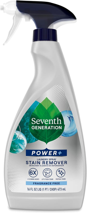 Seventh Generation Laundry Stain Remover, Free & Clear, 16 oz (Pack of 8)