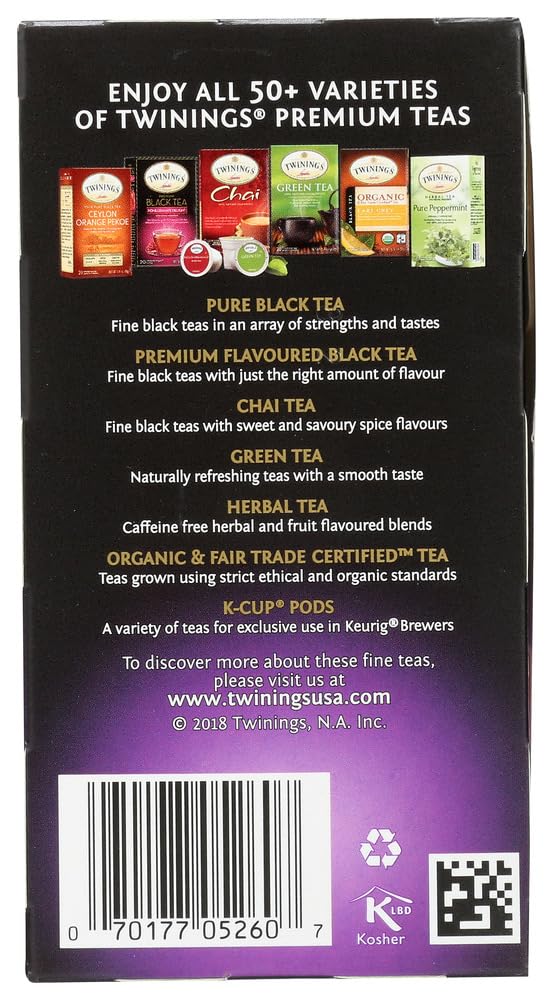 Twinings Blackcurrant Breeze Flavored Tea 20 Count
