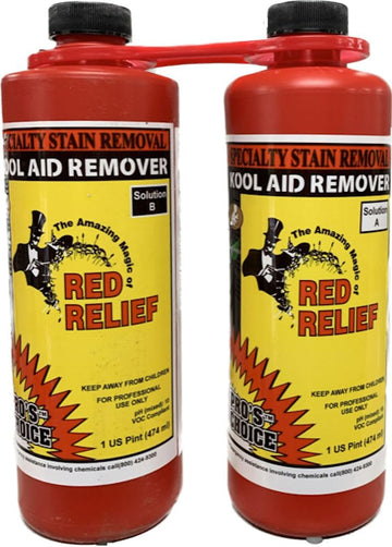 Red Relief Part A & B- Red Stain Remover : Health & Household