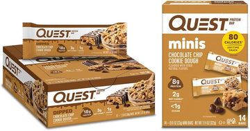 Quest Nutrition Dipped And Mini Bundle, Chocolate Chip Cookie Dough