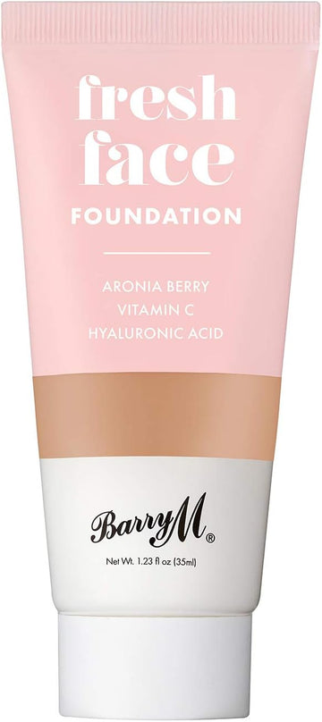 Barry M Cosmetics Fresh Face Lightweight Liquid Foundation Infused With Hyaluronic Acid And Vitamin C, Shade 11