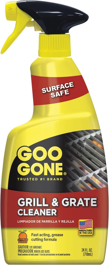 Goo Gone Grill and Grate Cleaner - 24 Ounce - Cleans Cooking Grates and Racks