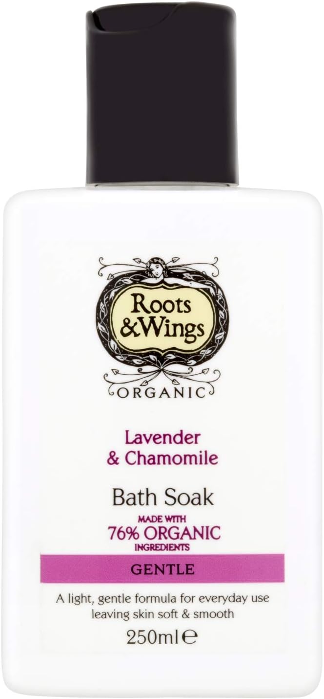 Roots & Wings Organic Gentle Lavender And Chamomile Bath Soak 250Ml